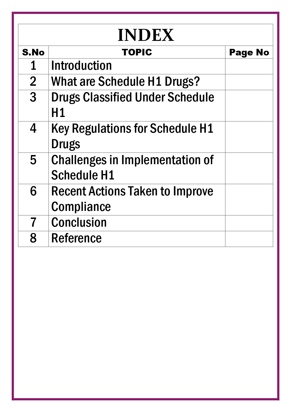 Schedule H1 drugs and its implementation in India Assignment - Image 5