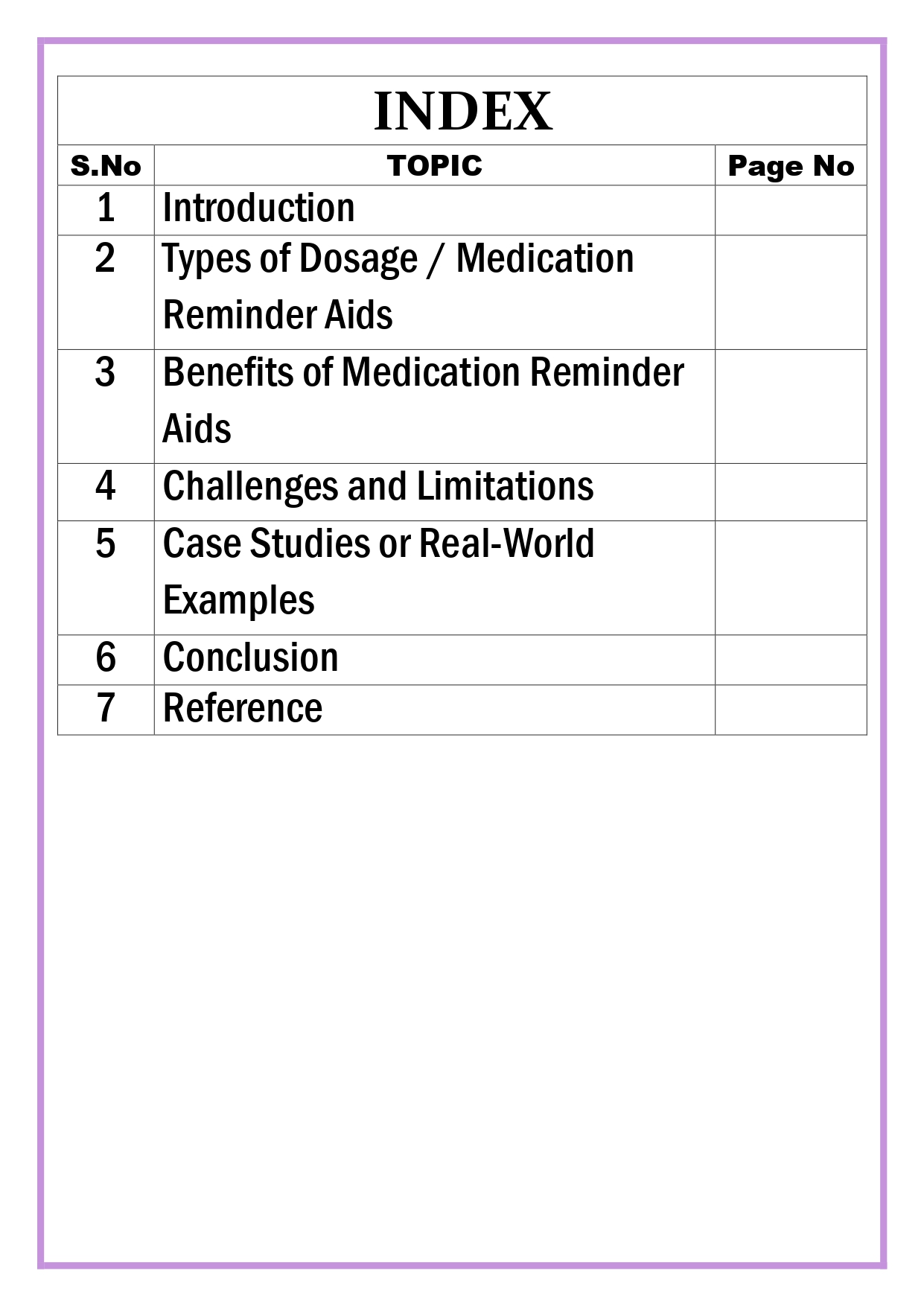 Dosage / Medication Reminder Aids Assignment - Image 5