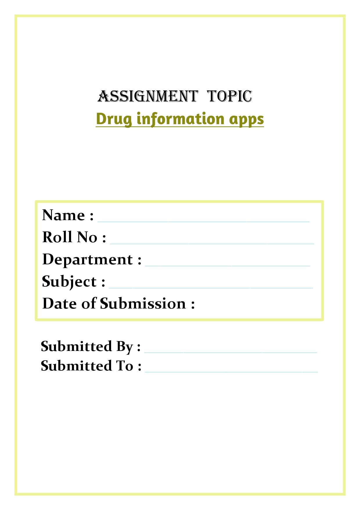 Drug information apps Assignment - Image 4