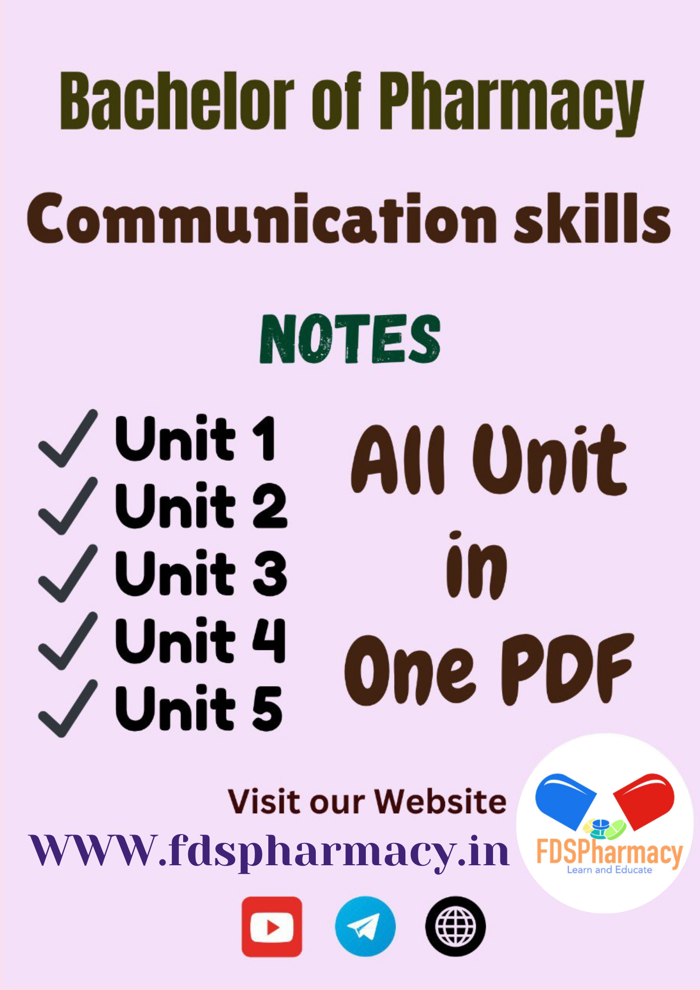 B.Pharmacy 1st Semester Notes - Image 2