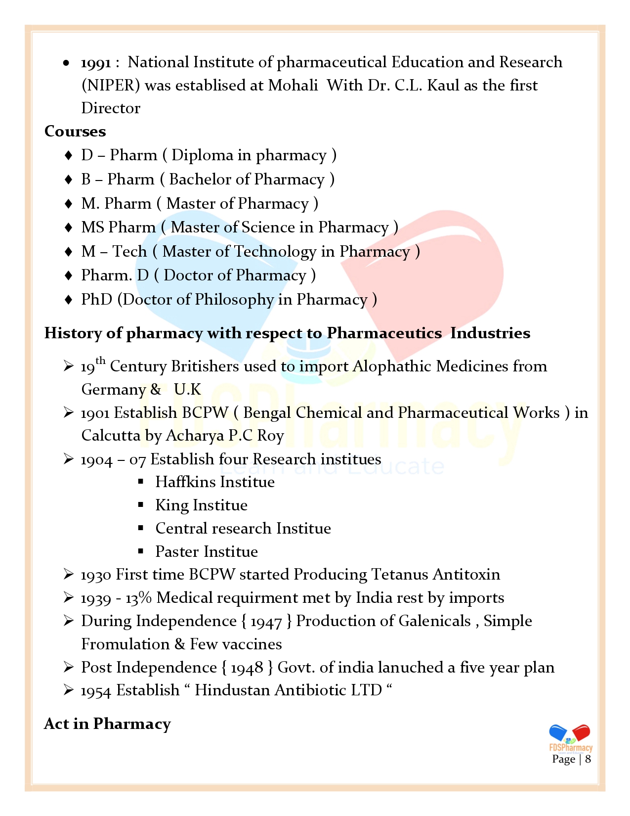 B.Pharmacy 1st Semester Notes - Image 26