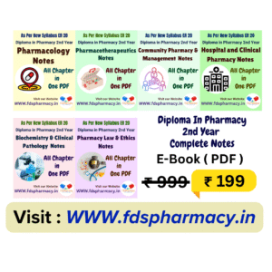 D.Pharmacy 2nd Year Notes
